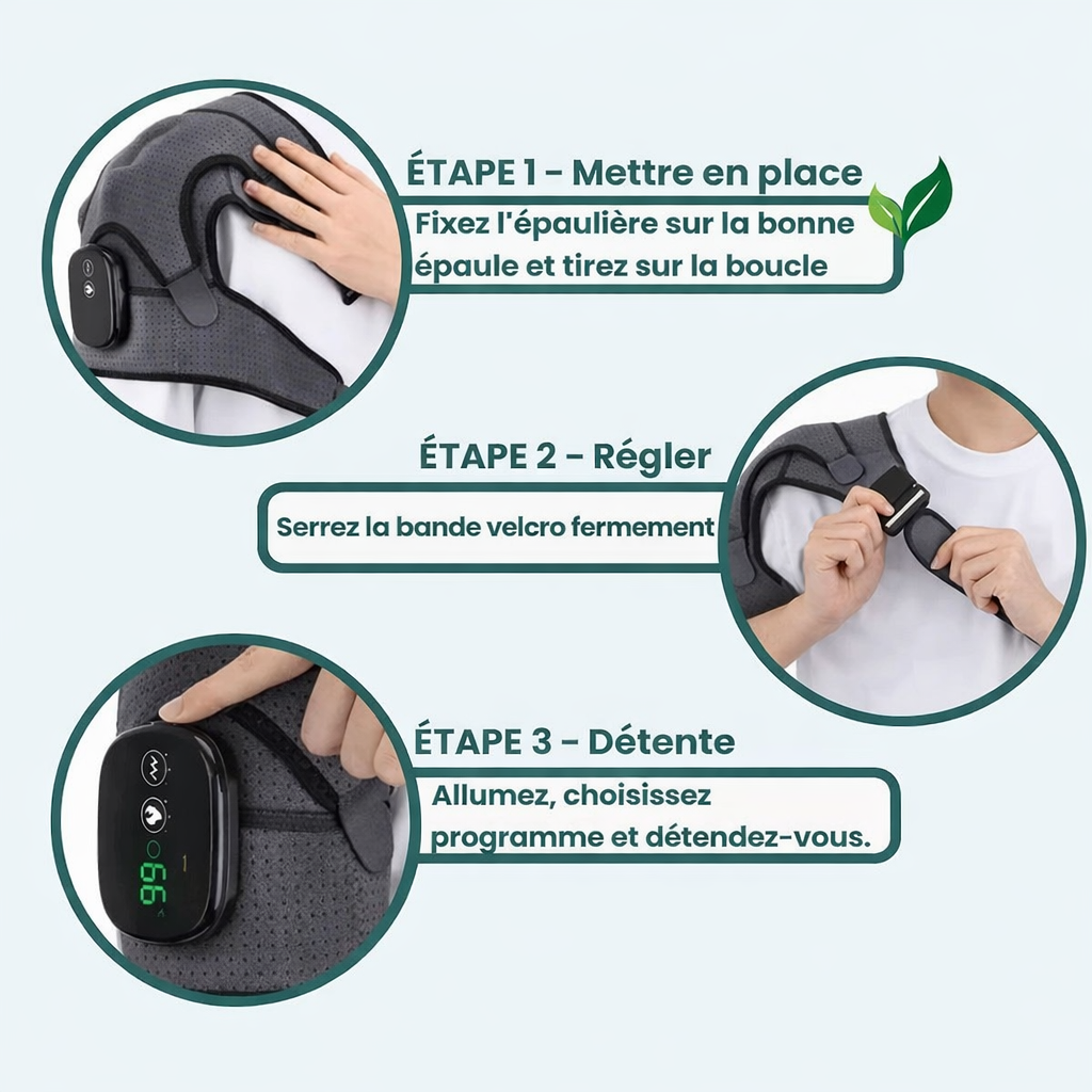 SoulageMax™ 3-en-1 Masseur d’Épaule